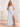 Floral Printing Off Shoulder Boned Floor Length Chiffon Bridesmaid Dress - Dusty Blue Floral