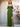 Ruffle Off Shoulder A-Line Chiffon Bridesmaid Dress - Olive Green
