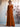 Off Shoulder Chiffon A-Line Bridesmaid Dress - Burnt Orange