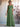 Off Shoulder Chiffon A-Line Bridesmaid Dress - Sage Green
