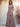 Off Shoulder Pleated Chiffon A-Line Bridesmaid Dress With Belt - Wisteria
