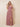 Off the Shoulder Chiffon Ruffled A-Line Bridesmaid Dress with Slit in Dusty Rose