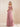 Off the Shoulder Chiffon Ruffled A-Line Bridesmaid Dress with Slit in Dusty Rose
