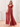 Ruffle Sleeve Square Chiffon Long Bridesmaid Dress