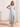 Ruffle Sleeve Square Floral Chiffon Long Bridesmaid Dress - Dusty Blue Floral