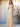 Half Sleeves Square A-Line long Bridesmaid Dress - Champagne