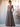 Square A-Line Chiffon Bridesmaid Dress With Bows - Purple Grey