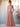 Square A-Line Chiffon Bridesmaid Dress With Bows - Dusty Rose