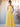 Square A-Line Chiffon Bridesmaid Dress With Bows - Yellow
