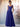 Square A-Line Chiffon Bridesmaid Dress With Bows - Royal Blue