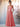 Square A-Line Chiffon Bridesmaid Dress With Bows - Coral