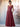 Square A-Line Chiffon Bridesmaid Dress With Bows - Desert Rose
