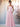 Square A-Line Chiffon Bridesmaid Dress With Bows - Pink