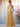 Square A-Line Chiffon Bridesmaid Dress With Bows - Gold