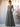 Square A-Line Chiffon Bridesmaid Dress With Bows - Grey