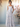 Floral Printing Square Chiffon Bridesmaid Dress With Bows - White Floral