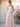 Floral Printing Square Chiffon Bridesmaid Dress With Bows - Dusty Rose Floral