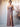 Square Chiffon Waist Pleats Sheath Bridesmaid Dress With Slit - Wisteria