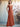 Scoop Satin Sheath Floor Length Bridesmaid Dress - Burnt Orange