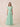 Chiffon Ruffled Cap Sleeve Bridesmaid Dress A-Line Long in Mint Green