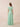 Chiffon Ruffled Cap Sleeve Bridesmaid Dress A-Line Long in Mint Green