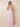 Chiffon Ruched Corset Scoop Neck Bridesmaid Dress with Spaghetti Strap in Dusty Pink