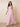 Chiffon Ruched Corset Scoop Neck Bridesmaid Dress with Spaghetti Strap in Dusty Pink