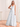 Tank Top A-Line Floral Printing Chiffon Long Bridesmaid Dress - White Floral
