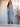 Tank Top Pleats Ankel Chiffon V-Neck Bridesmaid Dress - Dusty Blue