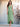 Tank Top Pleats Ankel Chiffon V-Neck Bridesmaid Dress - Sage Green