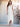 Tank Top Pleats Ankel Chiffon V-Neck Bridesmaid Dress - White