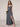 V-Neck A-Line Ankel Bridesmaid Dress With Split - Stormy Blue