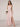 V-Neck A-Line Ankel Bridesmaid Dress With Split - Blush Pink