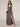 V-Neck A-Line Ankel Bridesmaid Dress With Split - Purple Grey