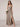 V-Neck A-Line Ankel Bridesmaid Dress With Split - Taupe