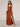 V-Neck A-Line Ankel Bridesmaid Dress With Split - Burnt Orange