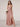 V-Neck A-Line Ankel Bridesmaid Dress With Split - Dusty Rose
