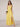 V-Neck A-Line Ankel Bridesmaid Dress With Split - Yellow