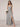 V-Neck A-Line Ankel Bridesmaid Dress With Split - Silver