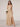 V-Neck A-Line Ankel Bridesmaid Dress With Split - Champagne