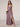 V-Neck A-Line Ankel Bridesmaid Dress With Split - Wisteria