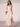 Floral Printing V-Neck A-Line Ankle Bridesmaid Dress With Split - Dusty Rose Floral