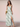 Floral Printing V-Neck A-Line Ankle Bridesmaid Dress With Split - Emerald Green Floral