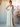 A-Line Floral Printing Chiffon Bow Backless Bridesmaid Dress With Slit - Olive Green Floral
