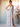 A-Line Floral Printing Chiffon Bow Backless Bridesmaid Dress With Slit - White Floral