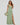 V Neck Chiffon Bridesmaid Dresses Long Slit with Cap Sleeves A-Line