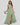 V Neck Chiffon Bridesmaid Dresses Long Slit with Cap Sleeves A-Line