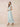 Chiffon Tea Length A-Line Bridesmaid Dress with Flutter Sleeve in Agave