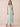 Chiffon Tea Length A-Line Bridesmaid Dress with Flutter Sleeve in Agave