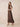 Chiffon Tea Length A-Line Bridesmaid Dress with Flutter Sleeve in Brown